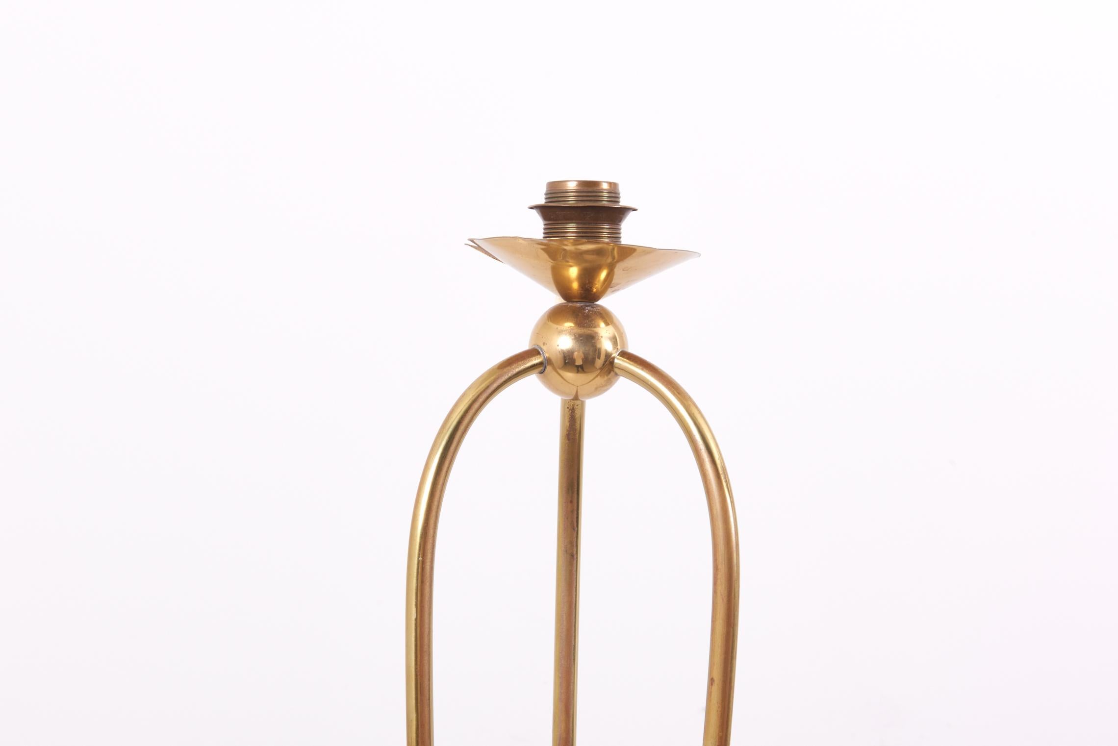 1950s Brass Floor Lamp with Peacock Feathers 8