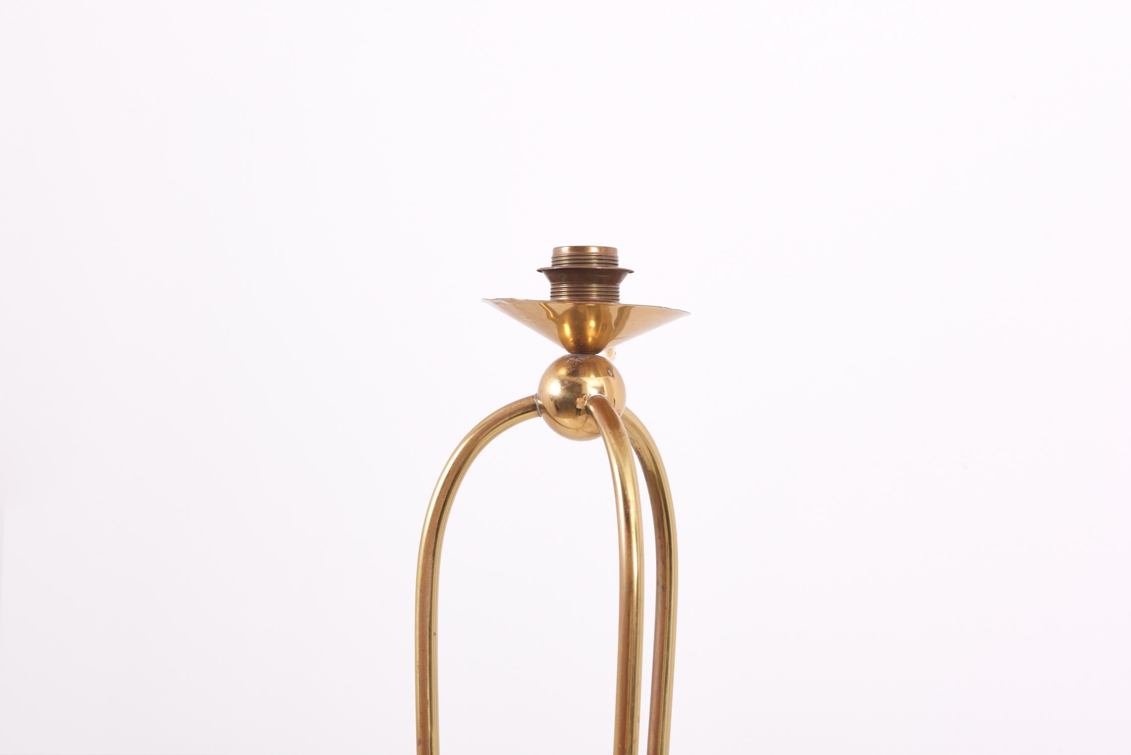 1950s Brass Floor Lamp with Peacock Feathers 9