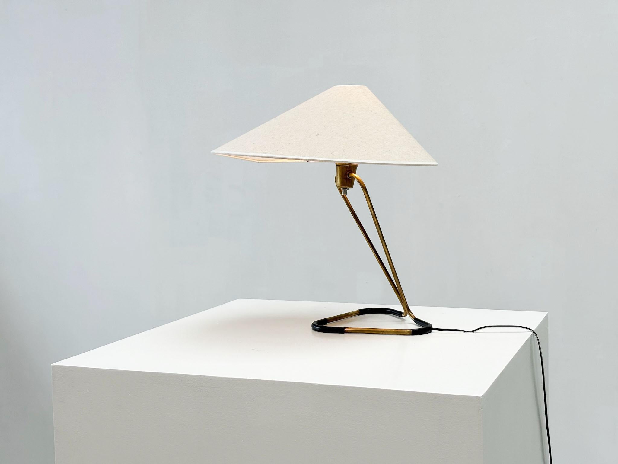 1950's brass French table lamp 2
