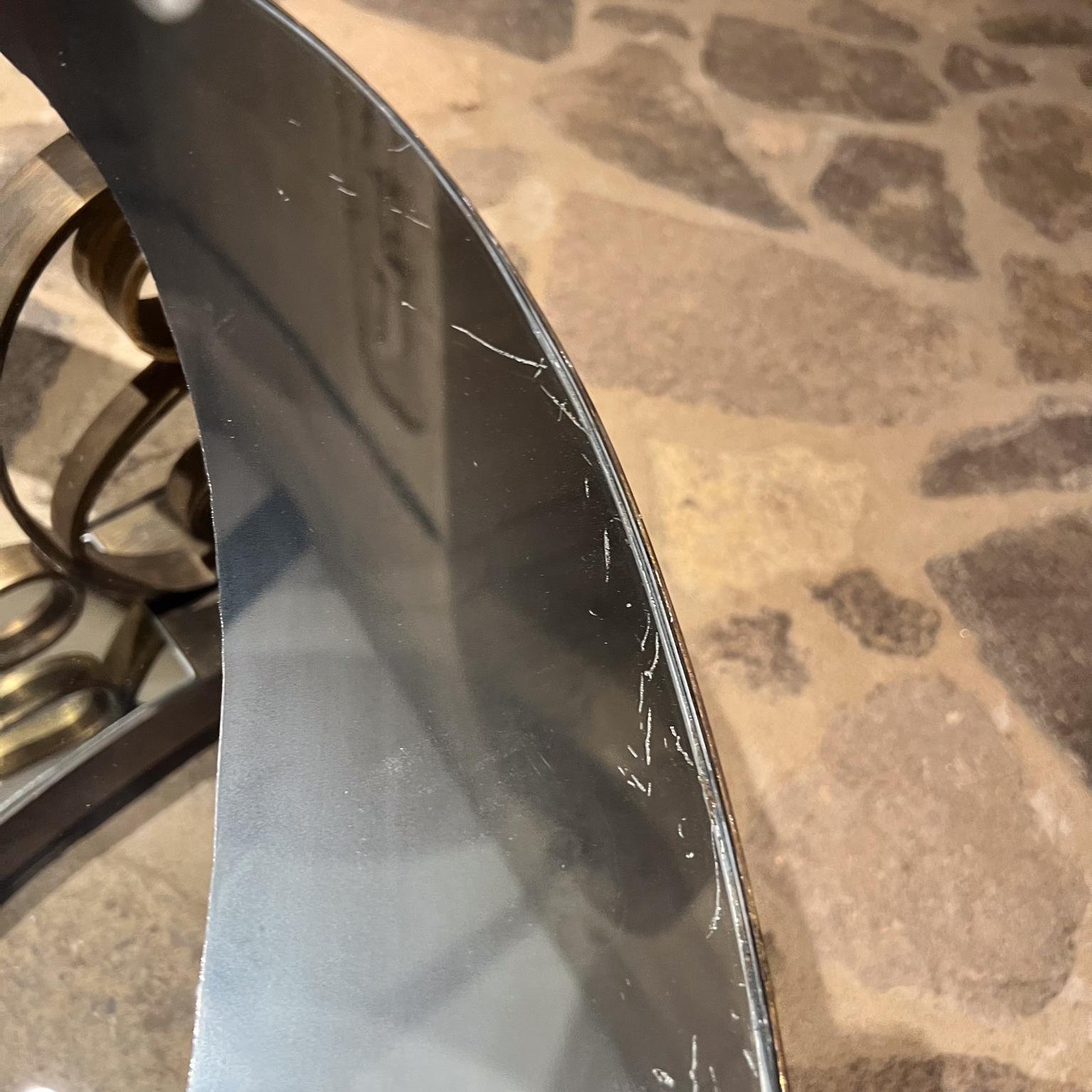 1950s Brass & Mirror Cocktail Table Arturo Pani Mexico City en venta 4