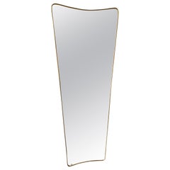 1950s Brass Mirror
