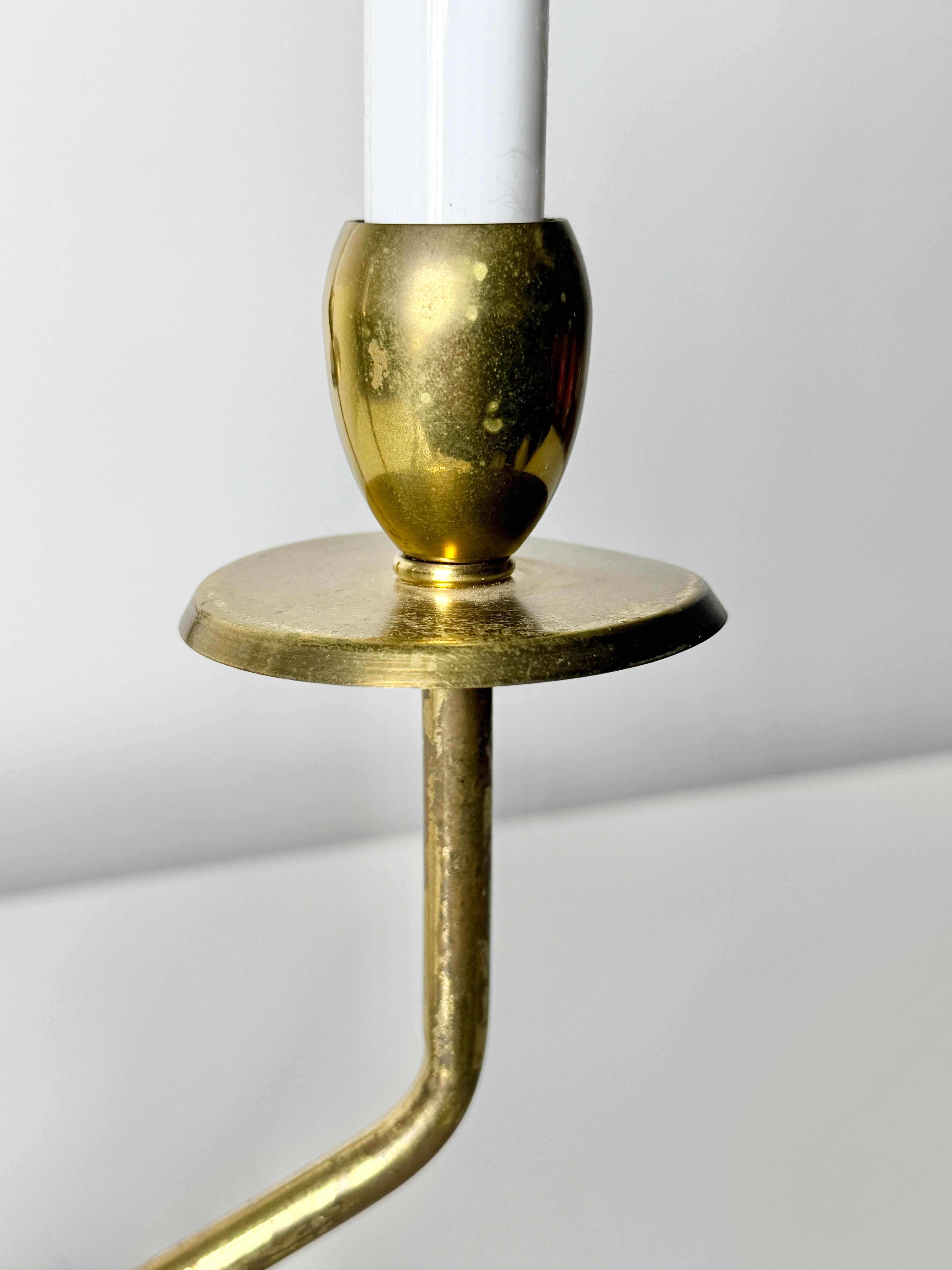 1950's Brass Candelabra Sputnik Table Lamp in the style of Tommi Parzinger 1950s For Sale 5