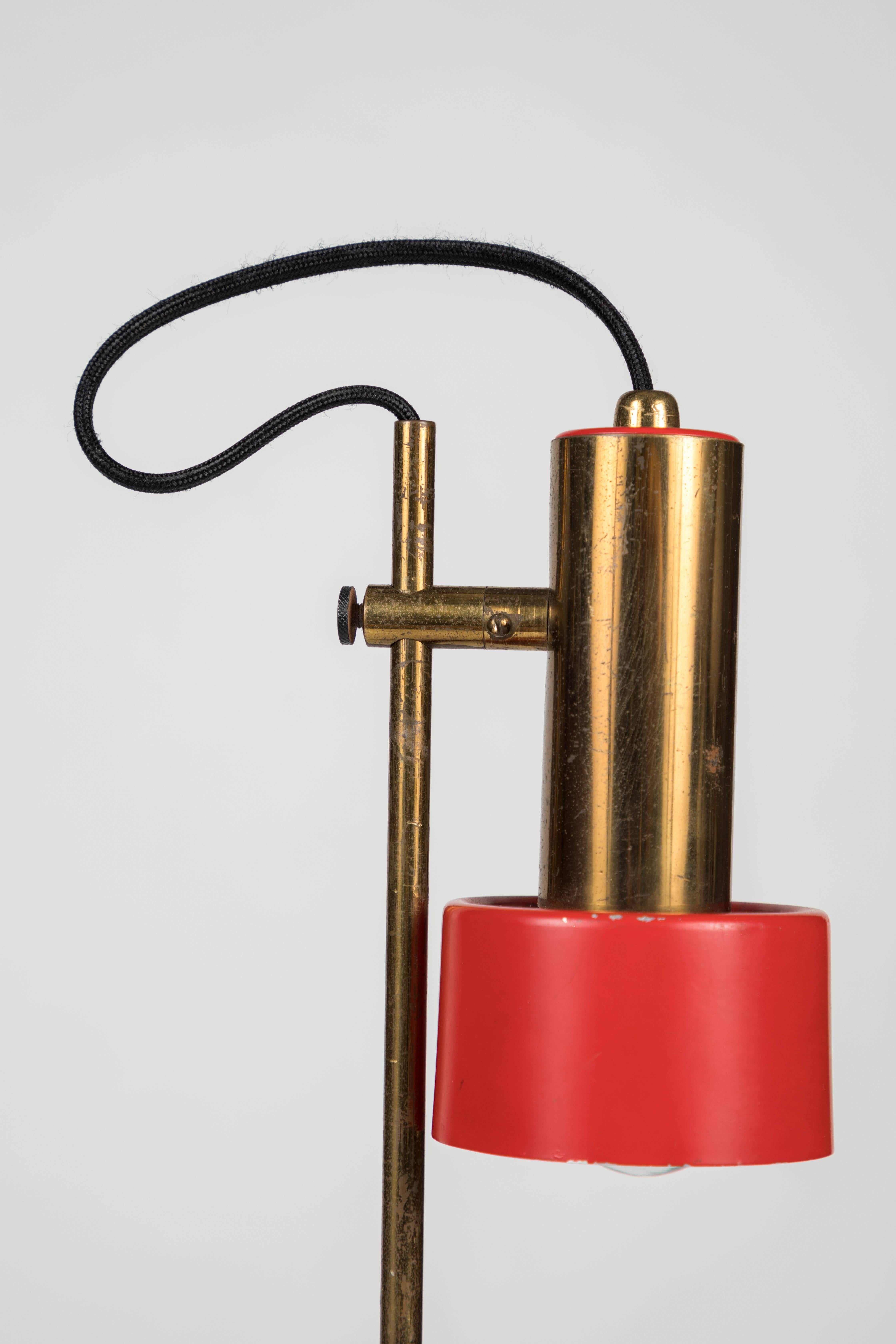 1950s Brass Table Lamp by Casey Fantin 1