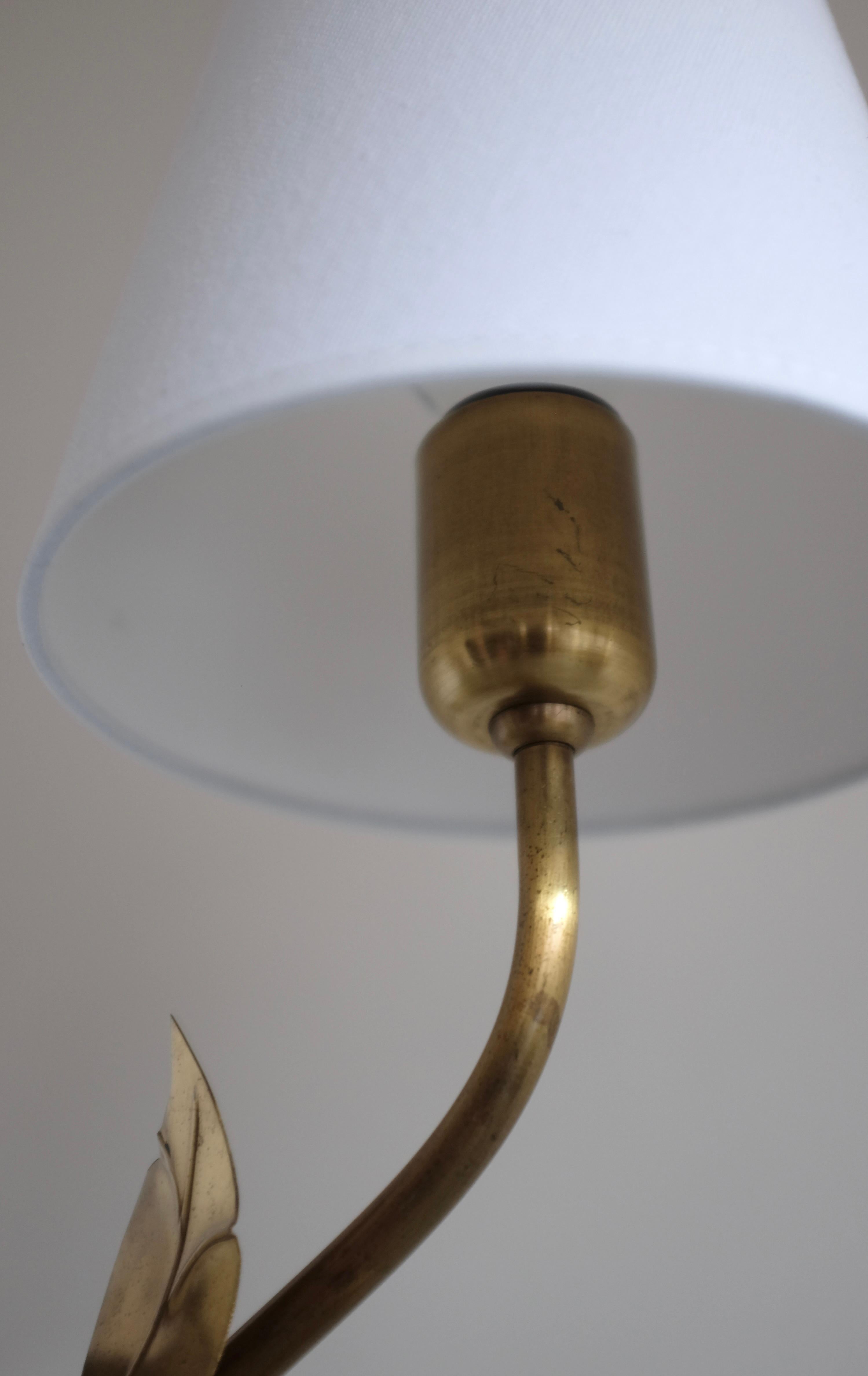 1950s Brass Table Lamp by Edvard Hagman In Good Condition For Sale In Brooklyn, NY