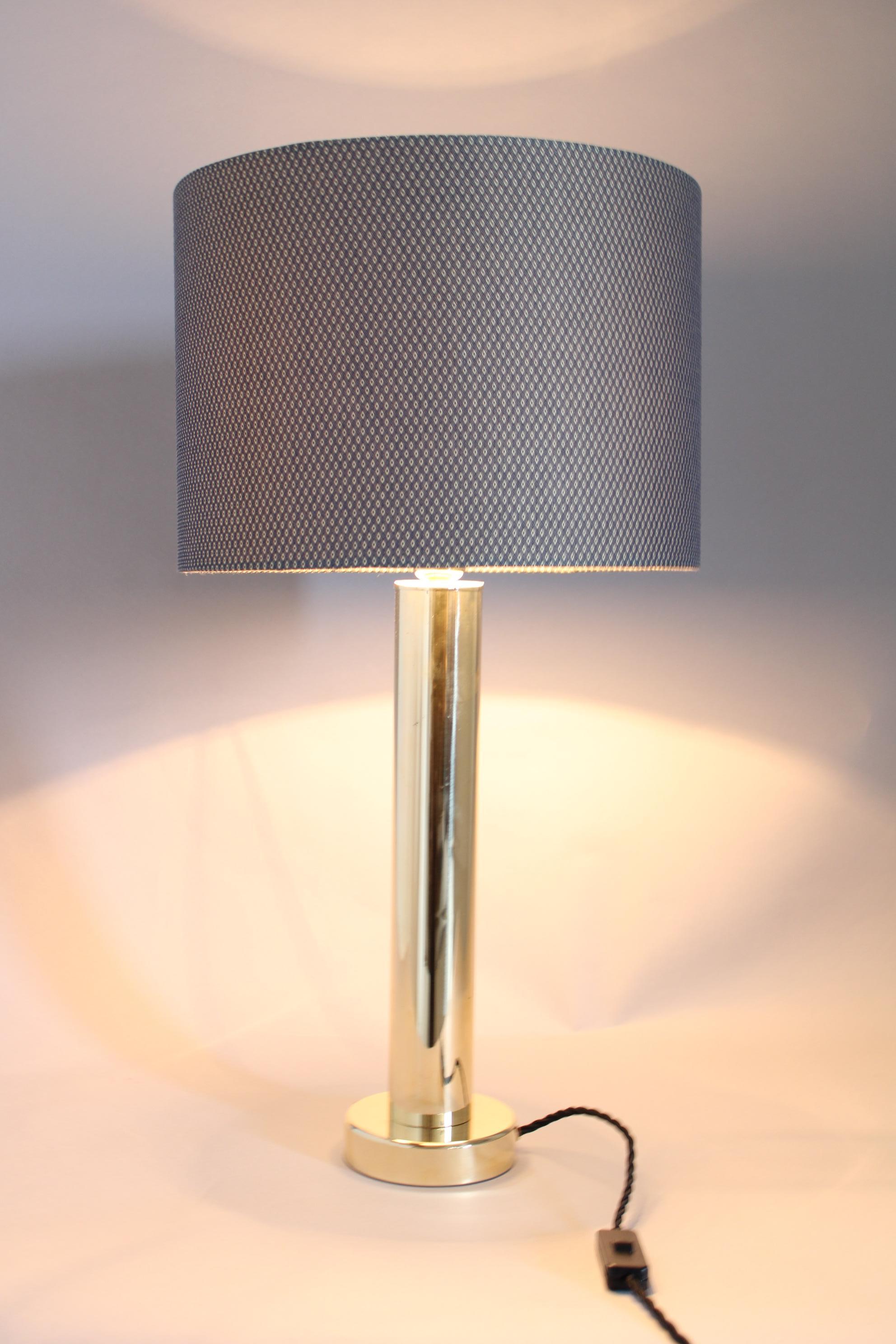 Mid-20th Century 1950s Brass Table Lamp, Denmark For Sale