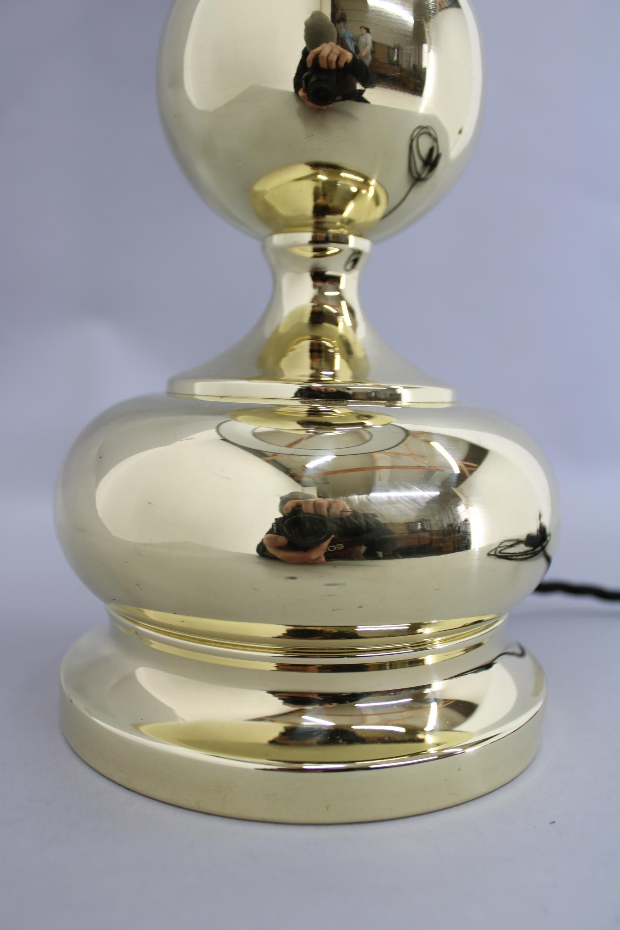 1950s Brass Table Lamp, Denmark For Sale 1