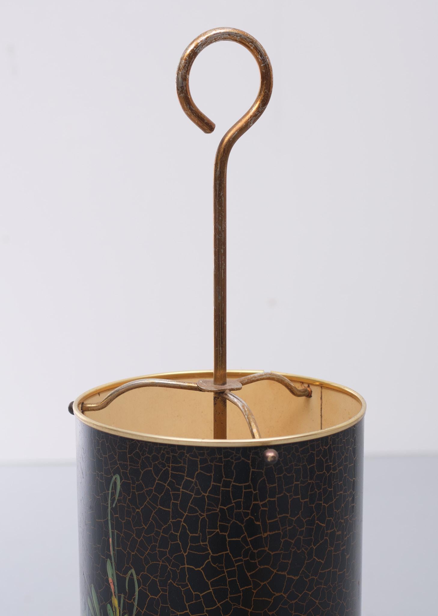 Mid-20th Century 1950s Brass Umbrella Stand Holland For Sale
