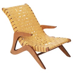 Retro 1950's Brazilian "Linea Z" Lounge Chair by Jose Zanine Caldas