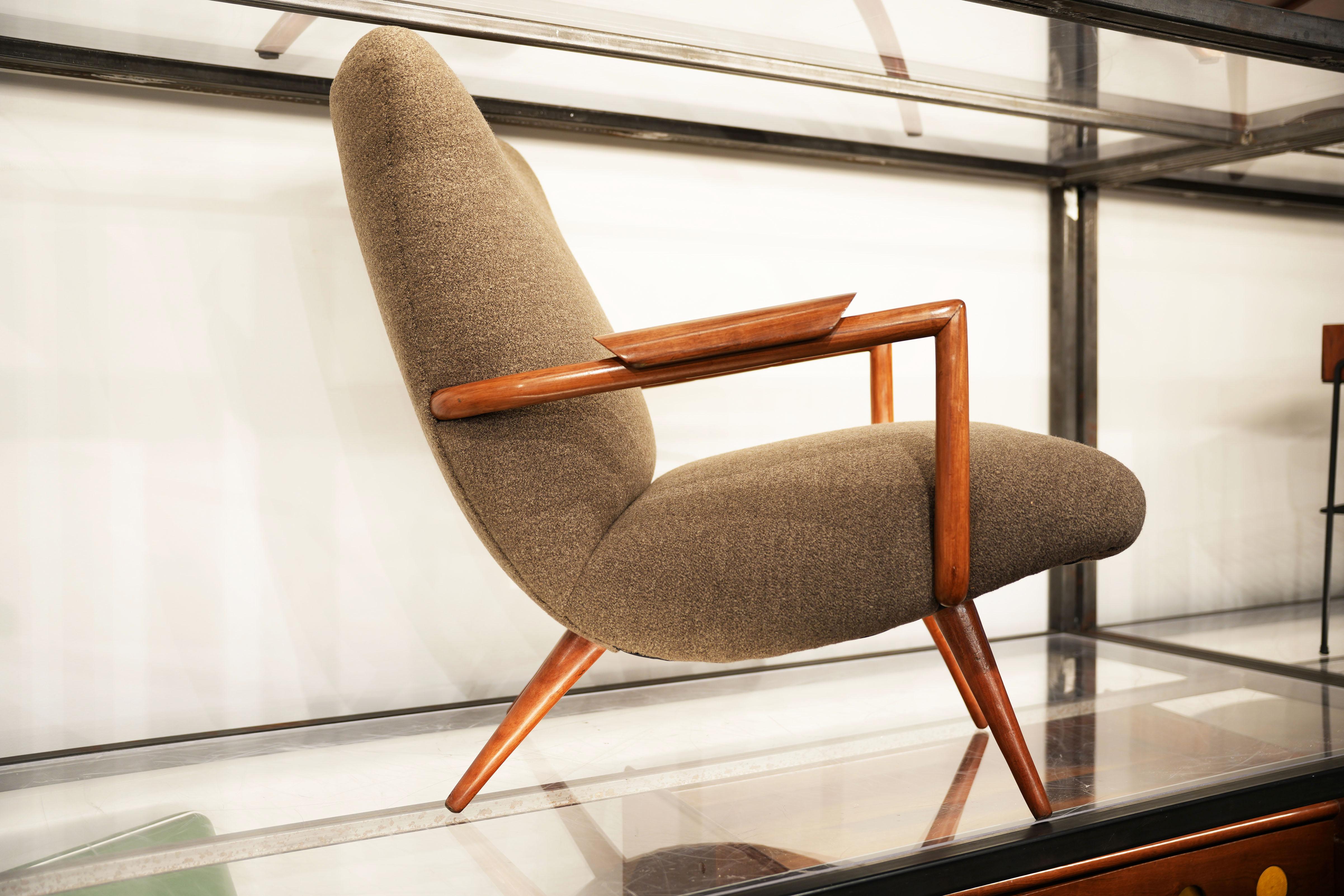 Photo inspiration: Picture Idea: 1950 S Brazilian Modern Armchair In Hardwood And Sherpa By