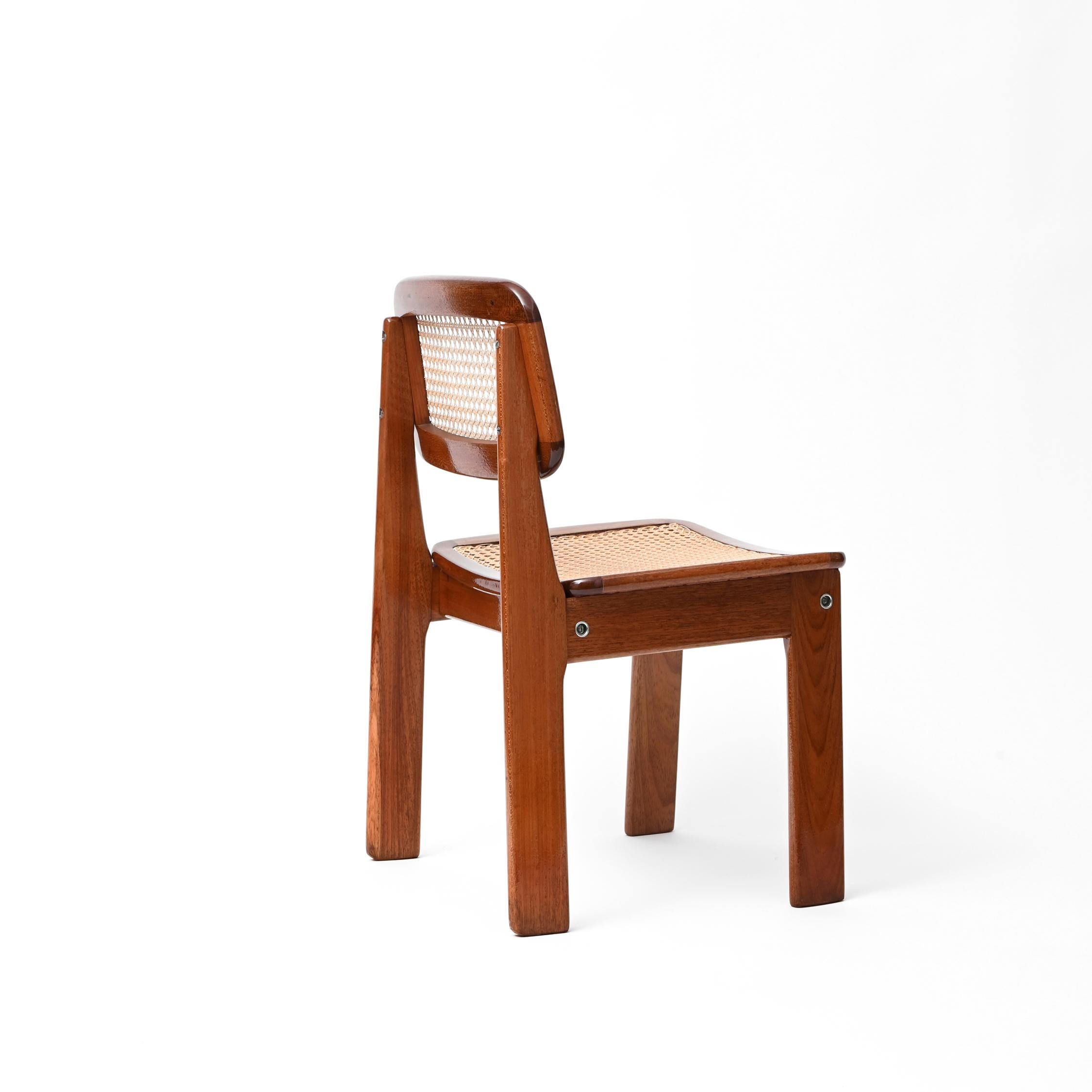 Ensemble de 6 chaises brésiliennes des années 1950 par Geraldo de Barros Bon état - En vente à New York, NY