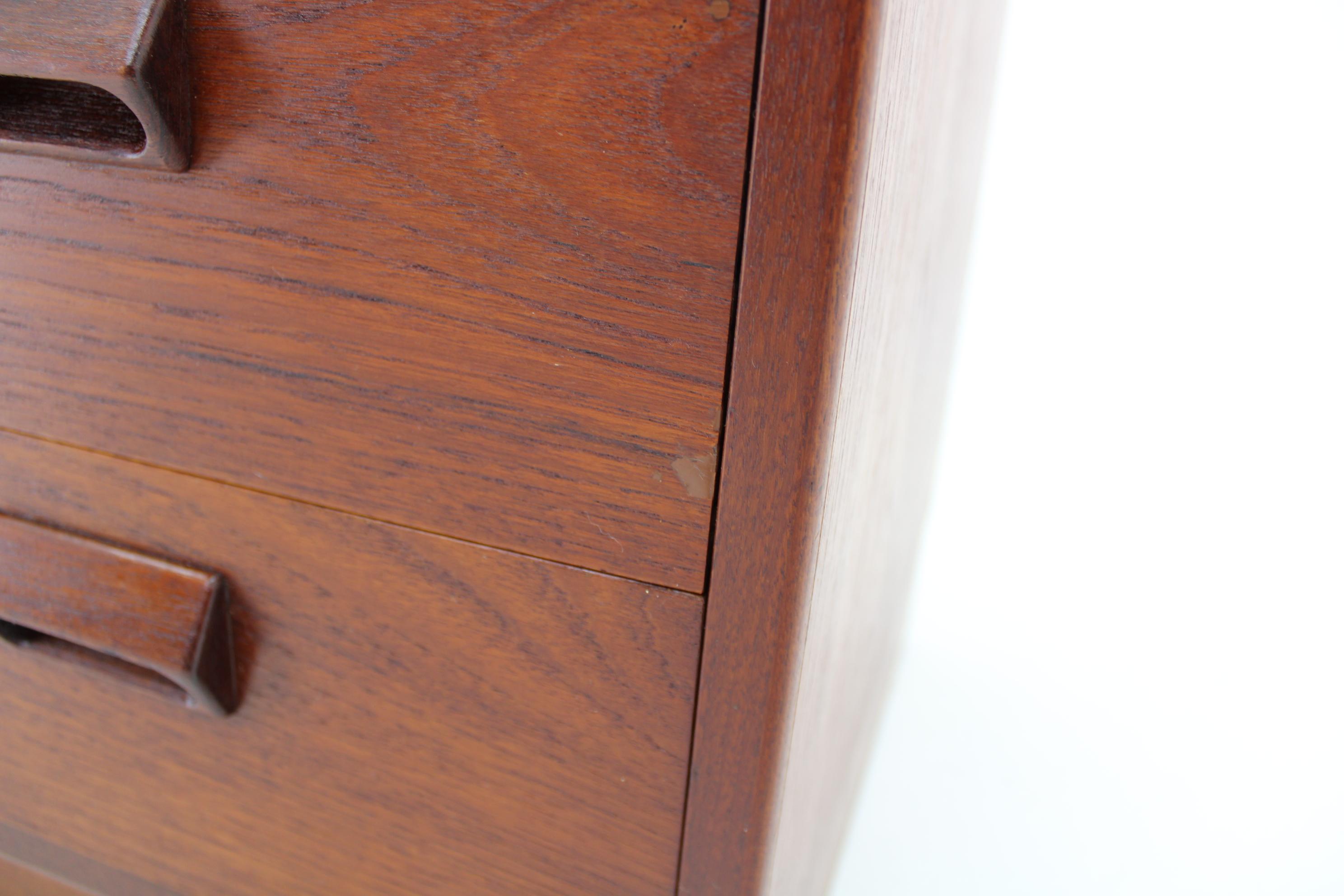 1950s Børge Mogensen Chest of Drawers in Teak by Søborg Møbelfabrik, Denmark For Sale 12