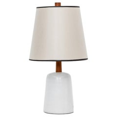 1950s Bright Grey and Beige Table Lamp by Jane & Gordon Martz 'e'
