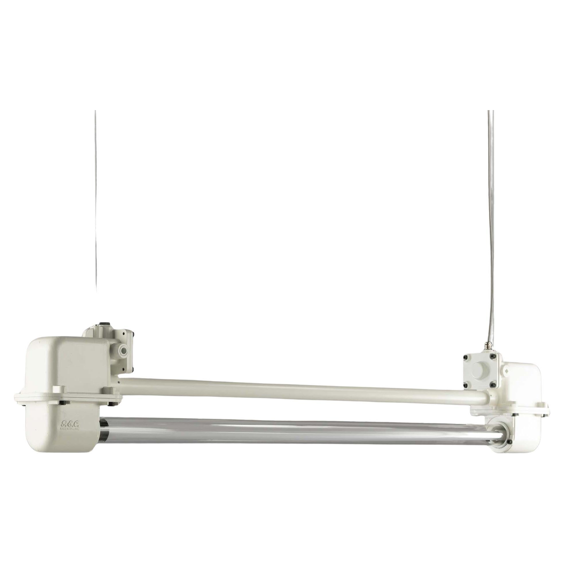 1950s British Industrial Linear Tube Light by G.E.C For Sale