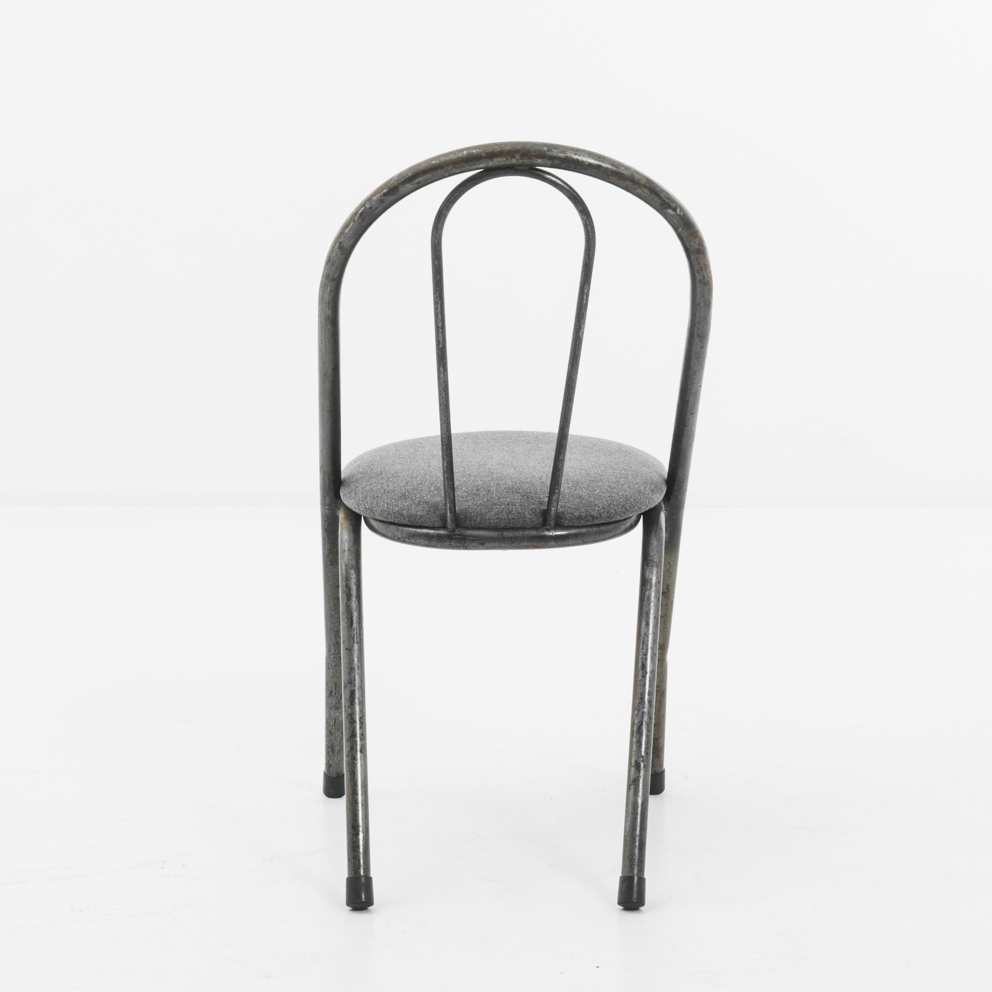 Mid-20th Century 1950s British Metal Chair For Sale