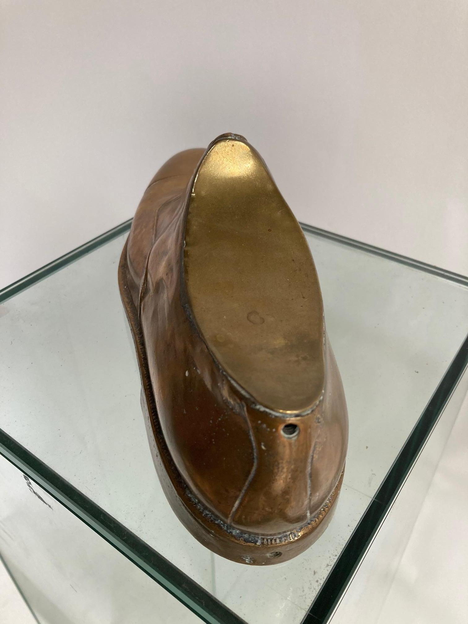 European 1950s Bronze Derby Shoe For Sale