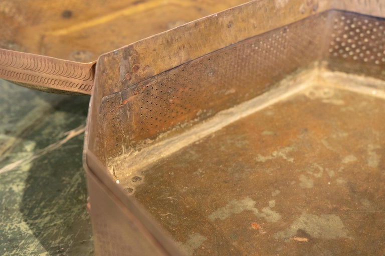 1950s Bronze DieCut Box with Lion Claw Stands For Sale at 1stDibs