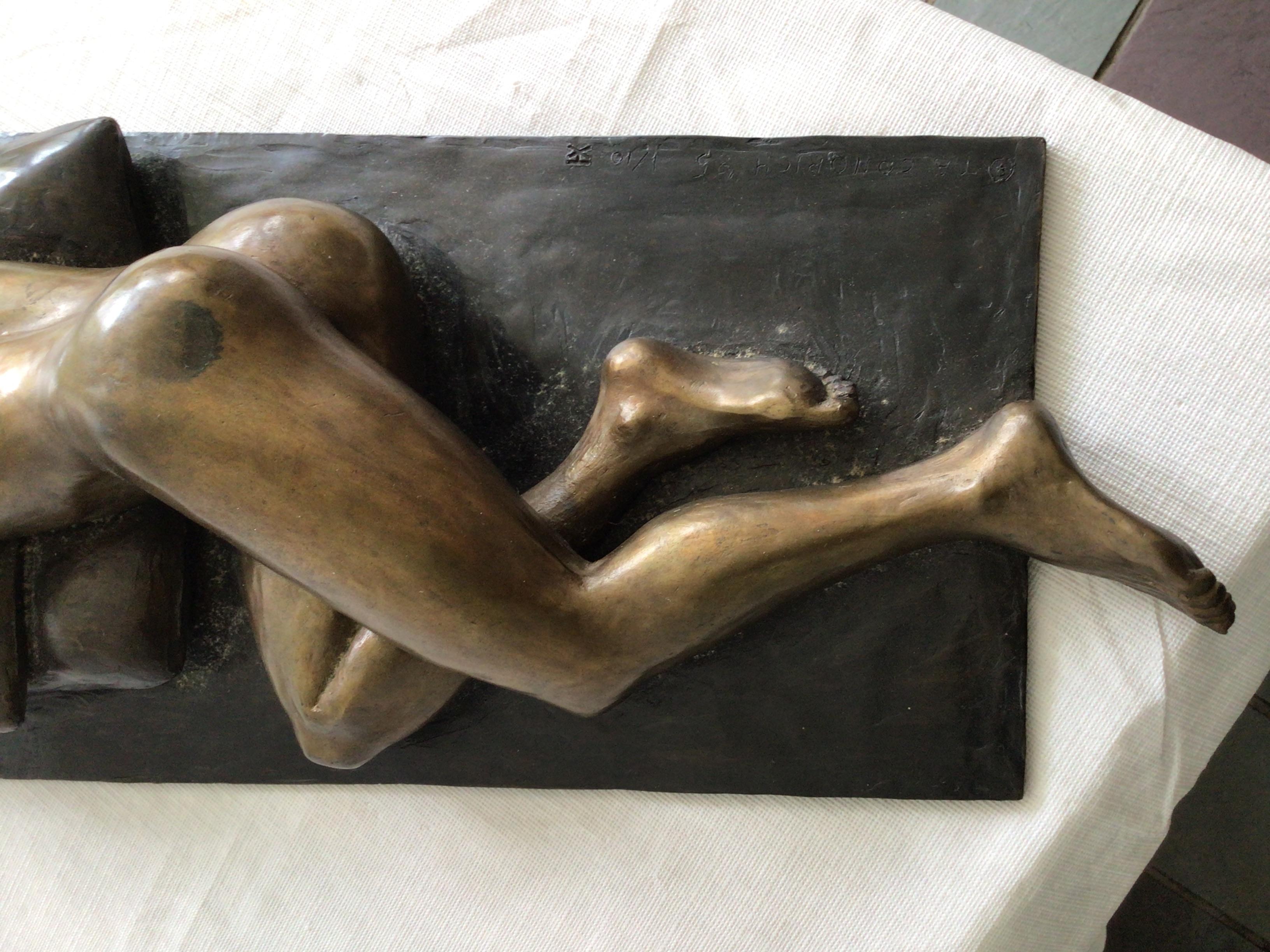 1950s Bronze Sculpture Of A Nude Woman For Sale 6
