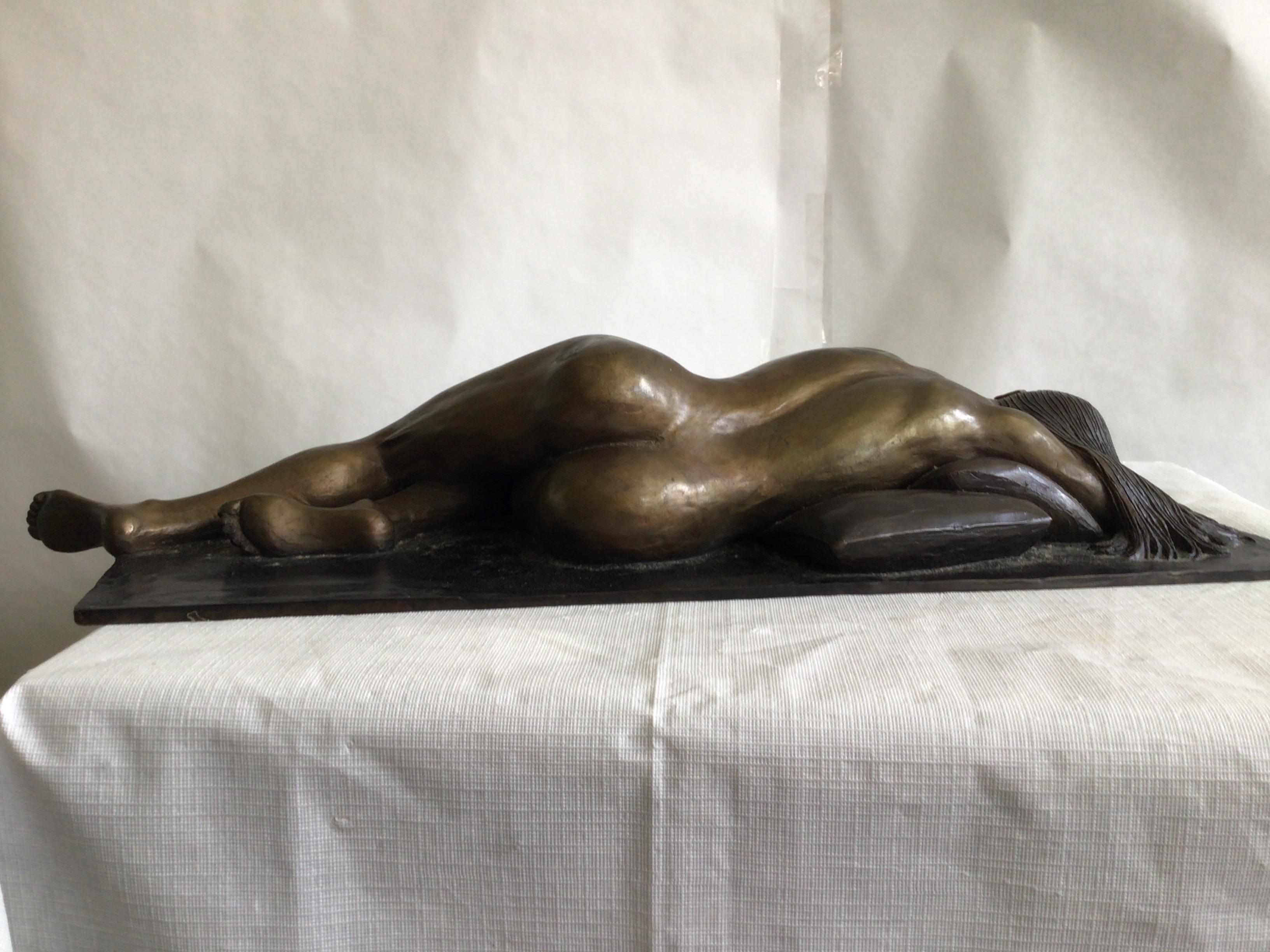 1950s Bronze Sculpture Of A Nude Woman For Sale 1