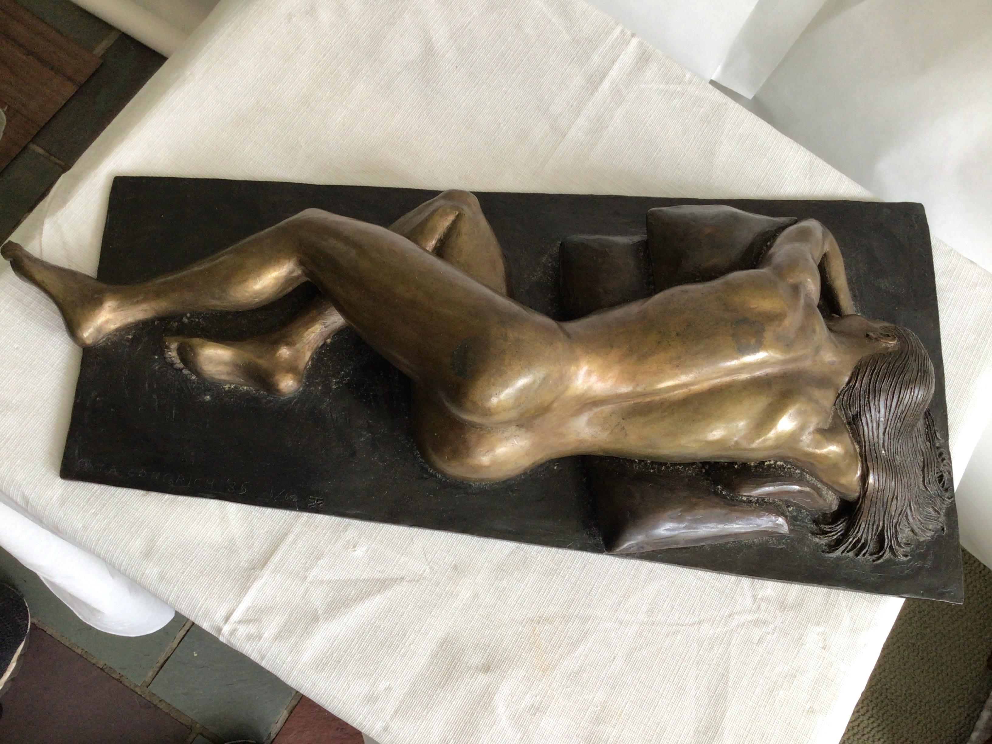 1950s Bronze Sculpture Of A Nude Woman For Sale 4