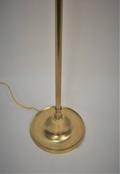 1950's Bronze Swing Arm Adjustable Height Floor Lamp by Bagues