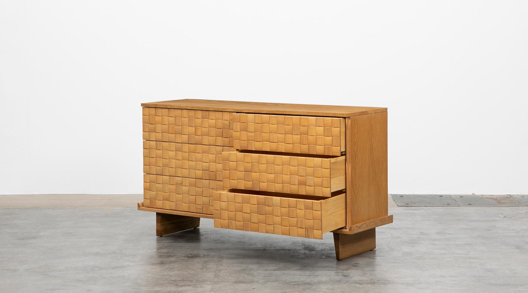 Mid-Century Modern 1950s Brown Ash Cabinet by Paul Laszlo 'C'