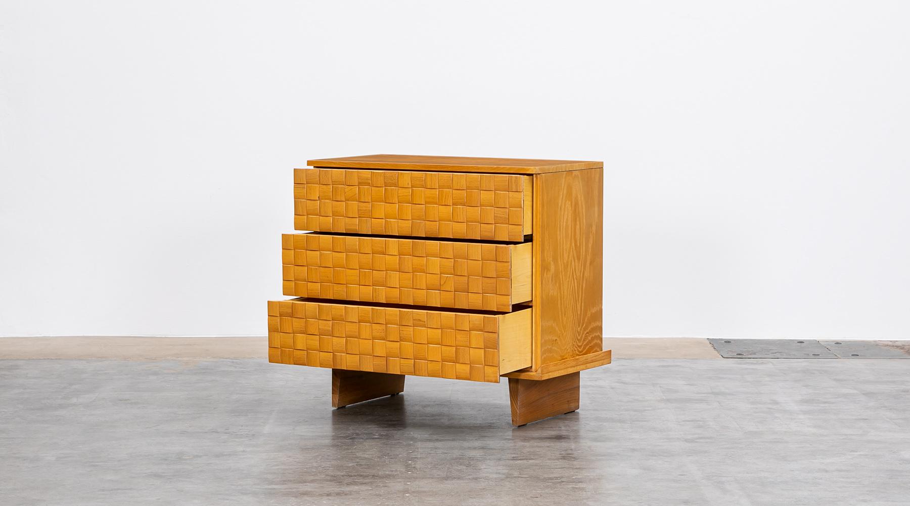 Mid-Century Modern 1950s Brown Ash Cabinet by Paul Laszlo 'e' For Sale