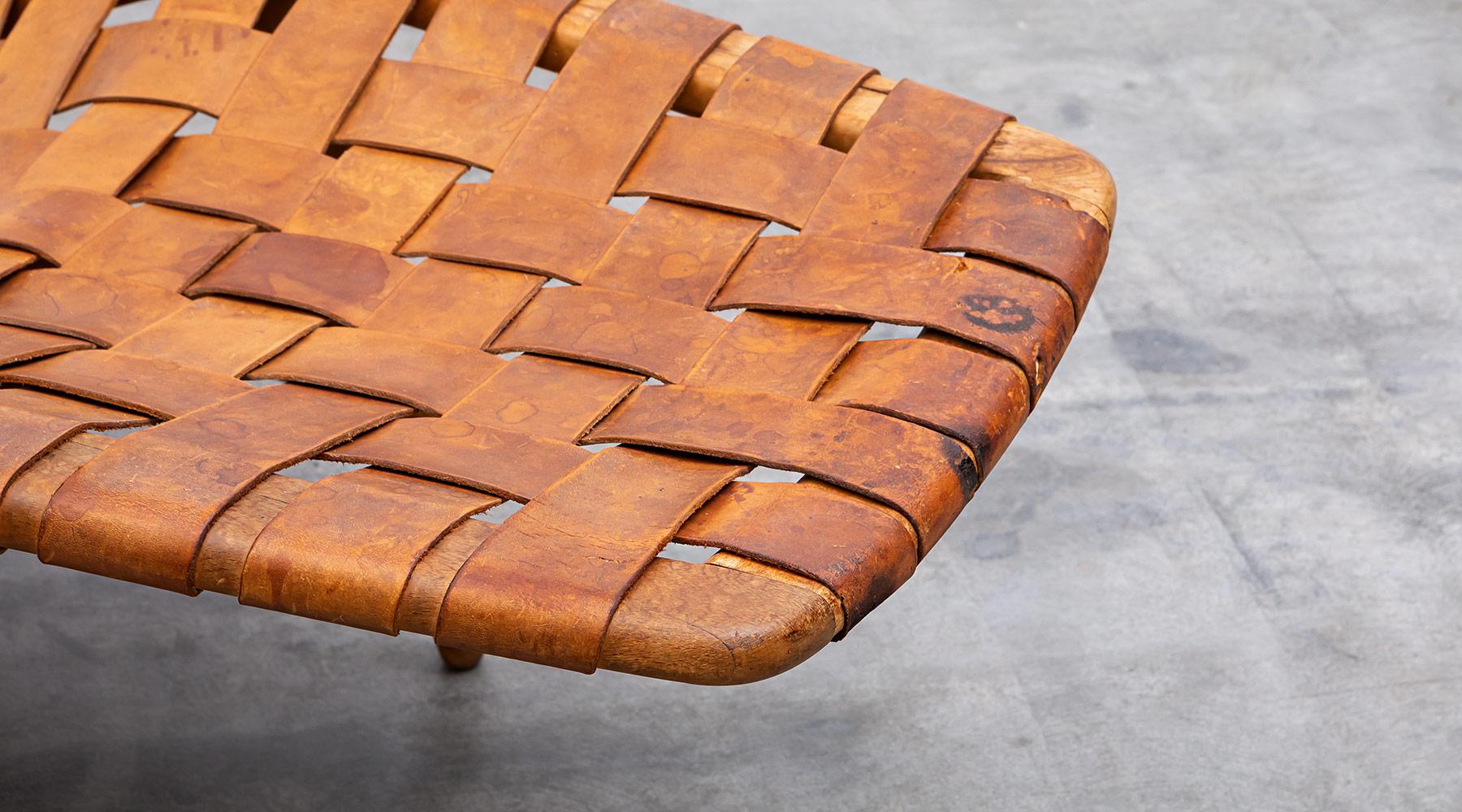 1950s, brown beech and leather Lounge Chair by Arne Vodder for Bovirke For Sale 3