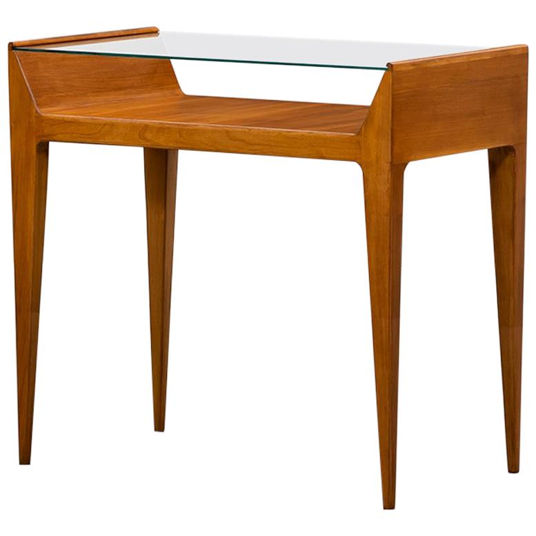 1950s Brown Cherrywood Console by Gio Ponti 'B'