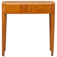1950s brown mahogany Side Table by Carl Malmsten