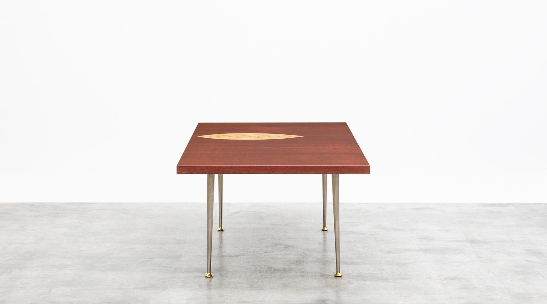 Finnish 1950s Brown Wooden Coffee Table by Tapio Wirkkala 'c' For Sale