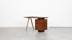 brauner Holzschreibtisch aus den 1950er Jahren von George Nakashima 'c