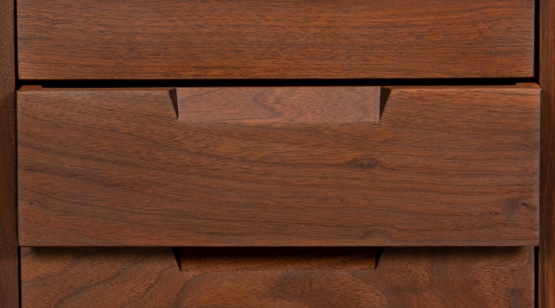 Walnut 1950s Brown Wooden Desk by George Nakashima 'c'