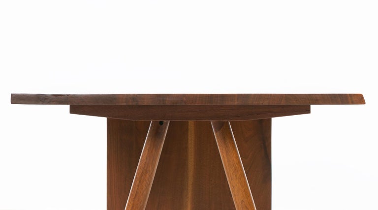 1950s Brown Wooden Freeform Walnut Desk By George Nakashima D For Sale At 1stdibs