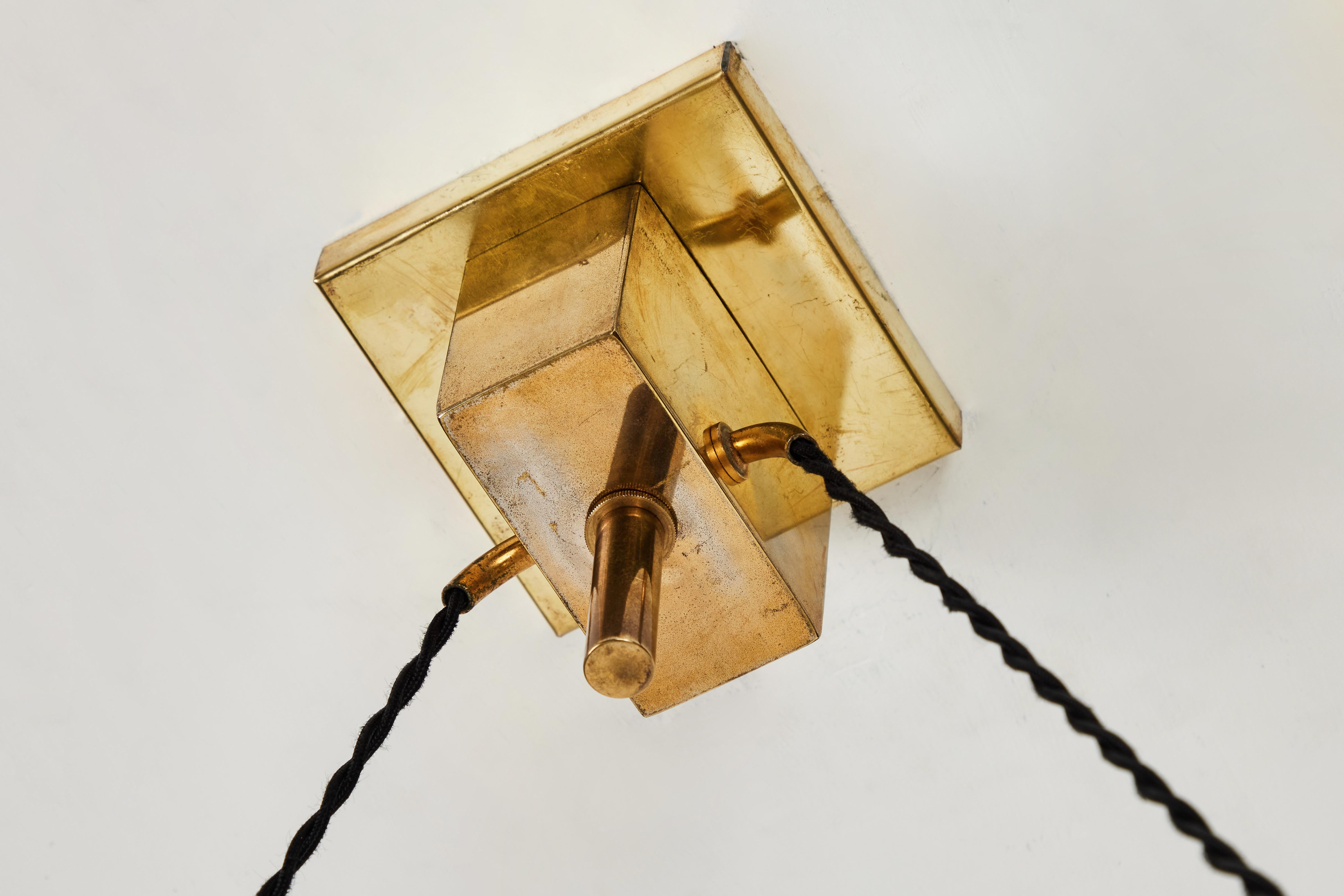 1950s Bruno Chiarini Double Pendant Suspension Lamp for Stilnovo 3