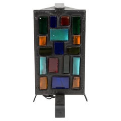 Retro 1950s Brutalist Lamp by