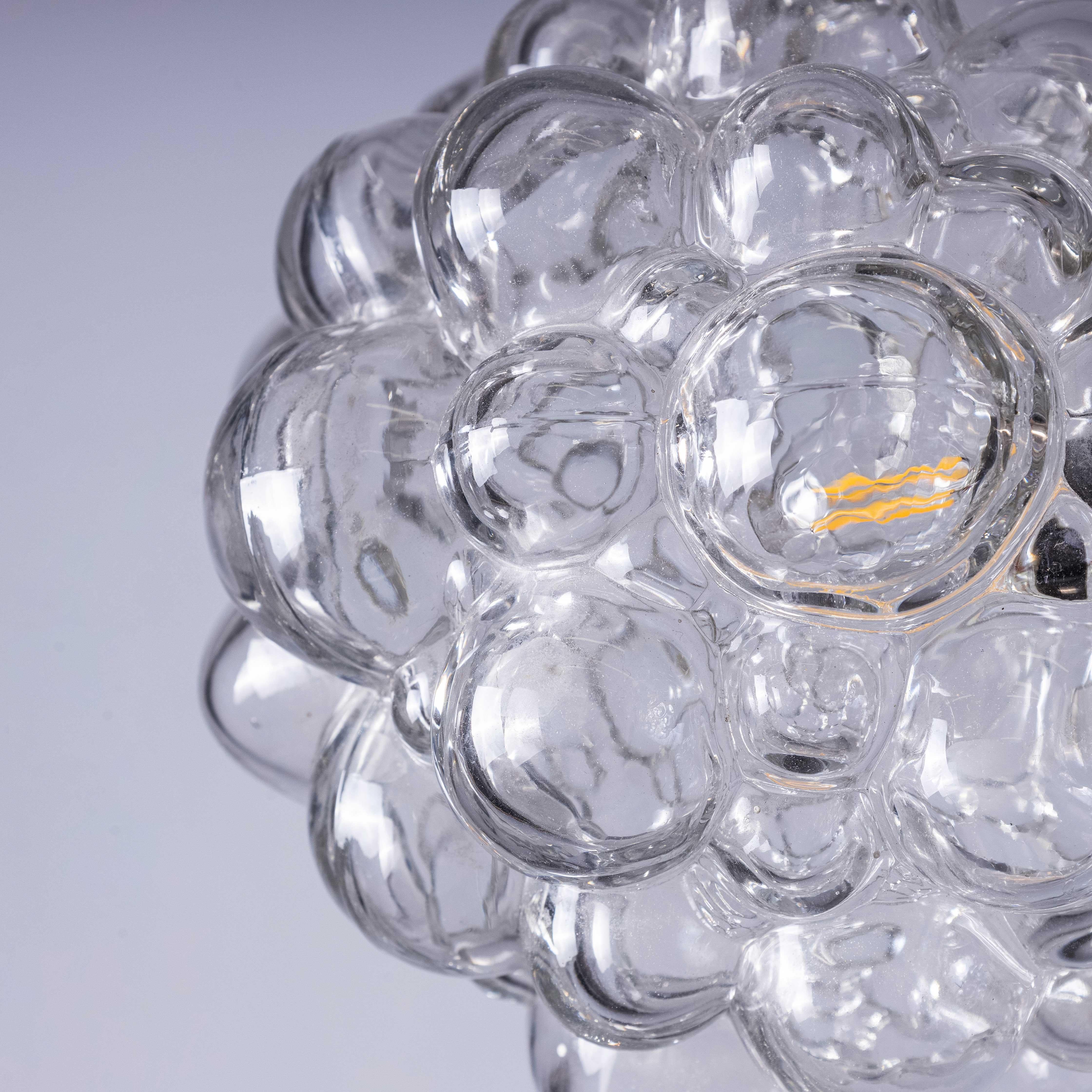 1950's Bubble Cluster Glass Pendant Lamps For Sale 2