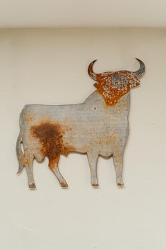 1950s "Bull" Sign from a Butchers Shop