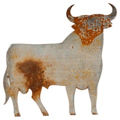 1950s "Bull" Sign from a Butchers Shop
