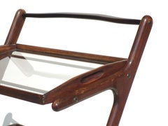 1950s by Cesare Lacca Italian Design Midcentury Bar Cart Trolley