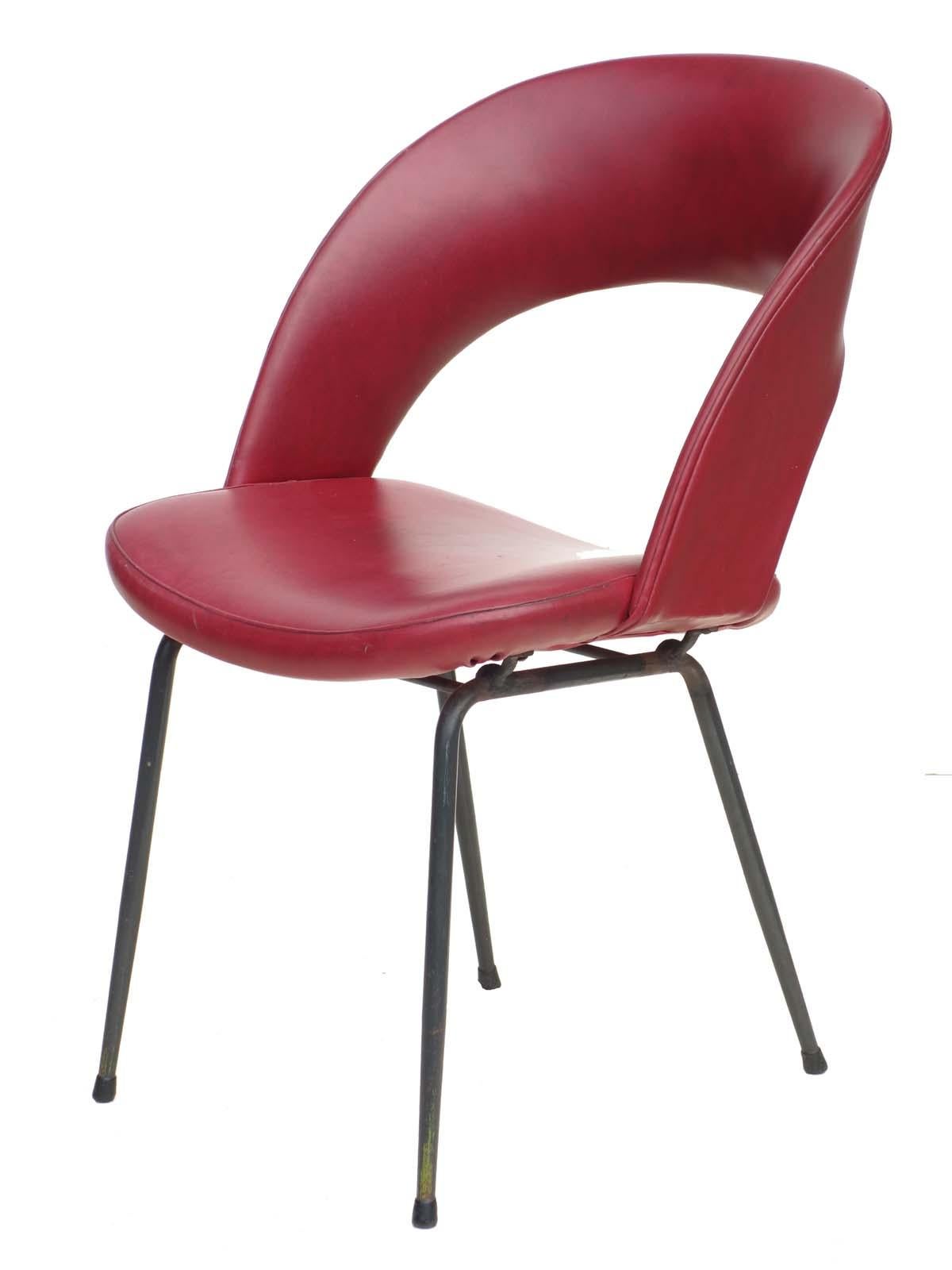 1950er Jahre von Gastone Rinaldi für RIMA, 2er-Set italienischer Design-Stuhl, 1950er Jahre (Moderne der Mitte des Jahrhunderts) im Angebot