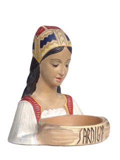 Italienische Keramikfigur aus der Mitte des Jahrhunderts von Paolo Loddo Dorgali, Sardinien, 1950er Jahre