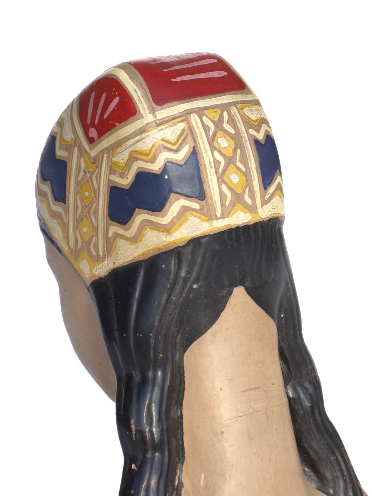 Mid-20th Century 1950s by Paolo Loddo Dorgali Sardinia Italian Midcentury Ceramic Figure For Sale