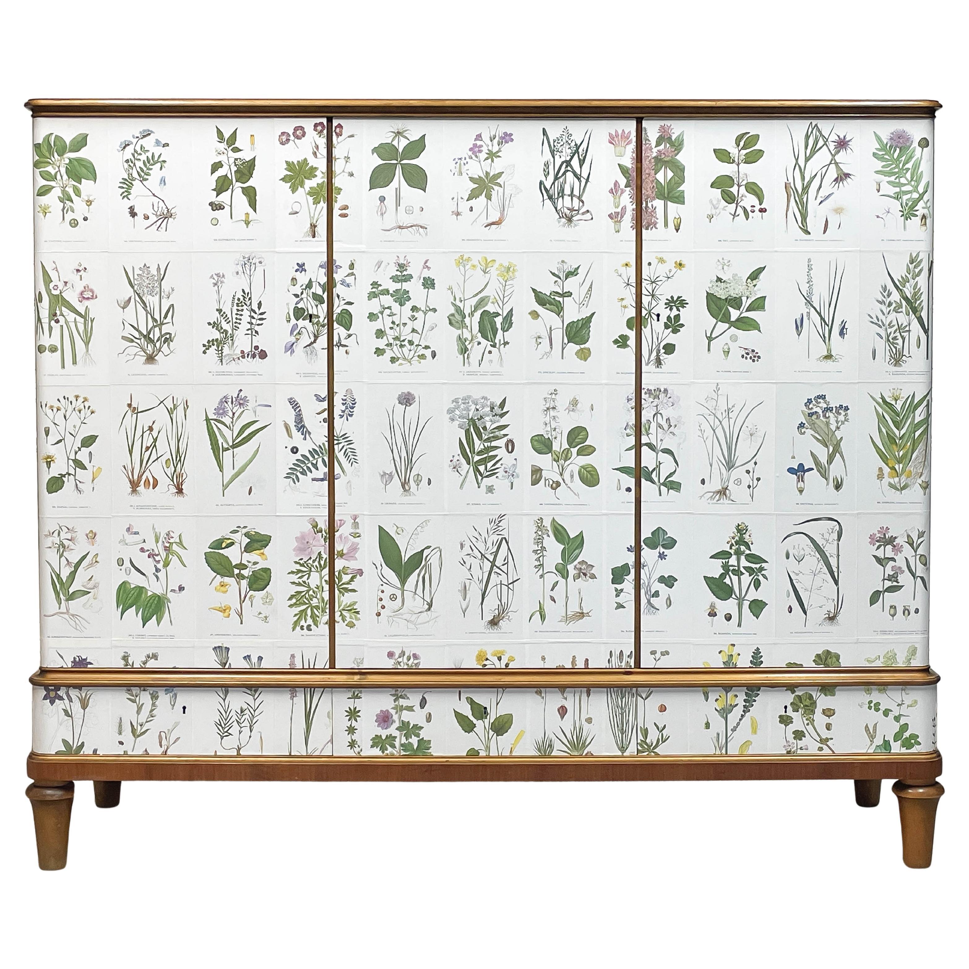 1950s, Cabinet/Buffet 'Nordens Flora' by Carl Axel Magnus Lindman For Sale