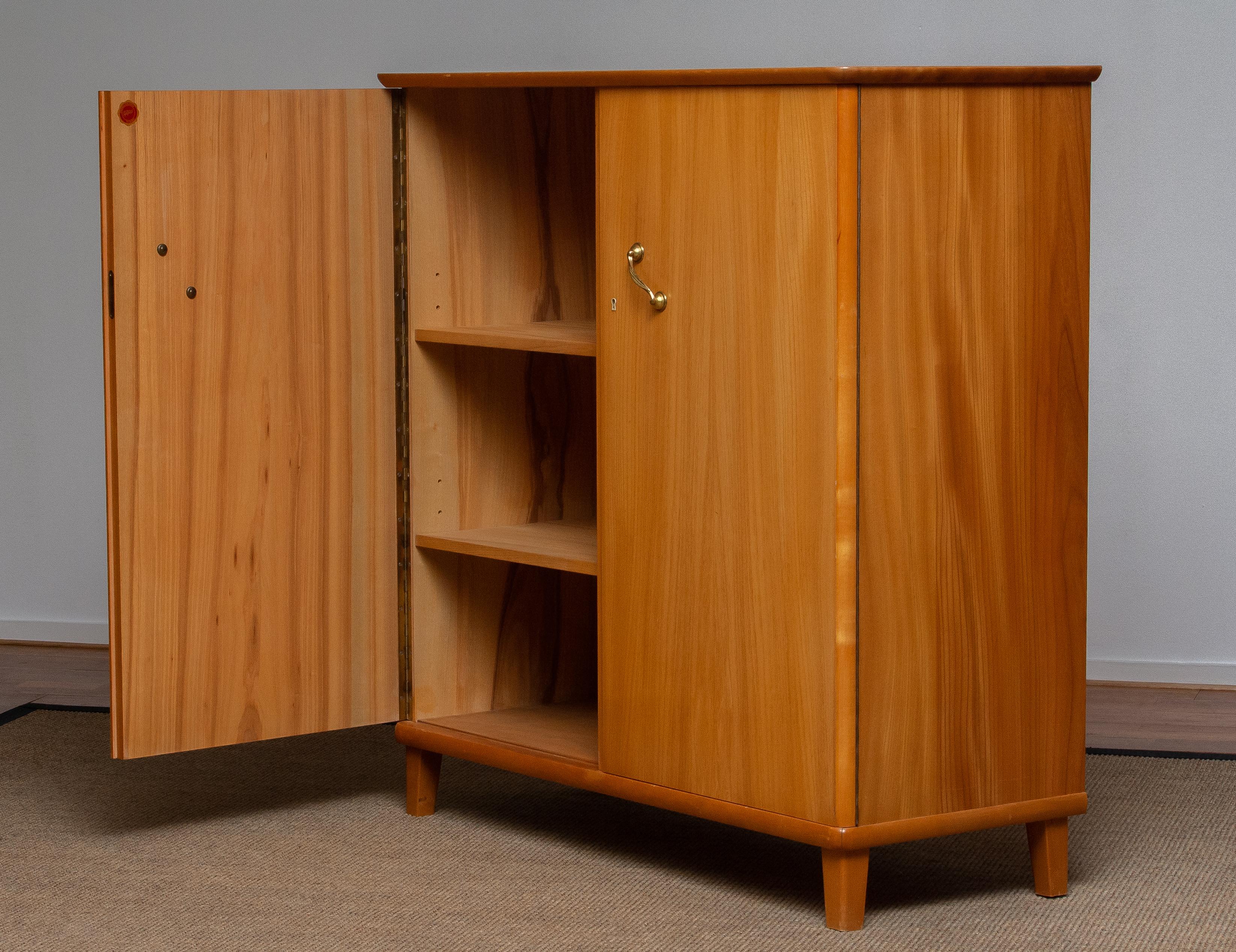 1950s, Cabinet in Elm Made in Tibro, Sweden 4