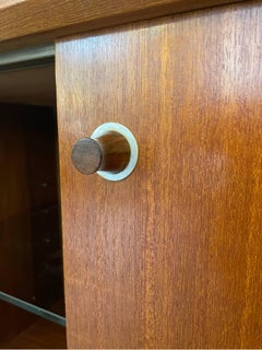 1950s cabinet with sliding doors