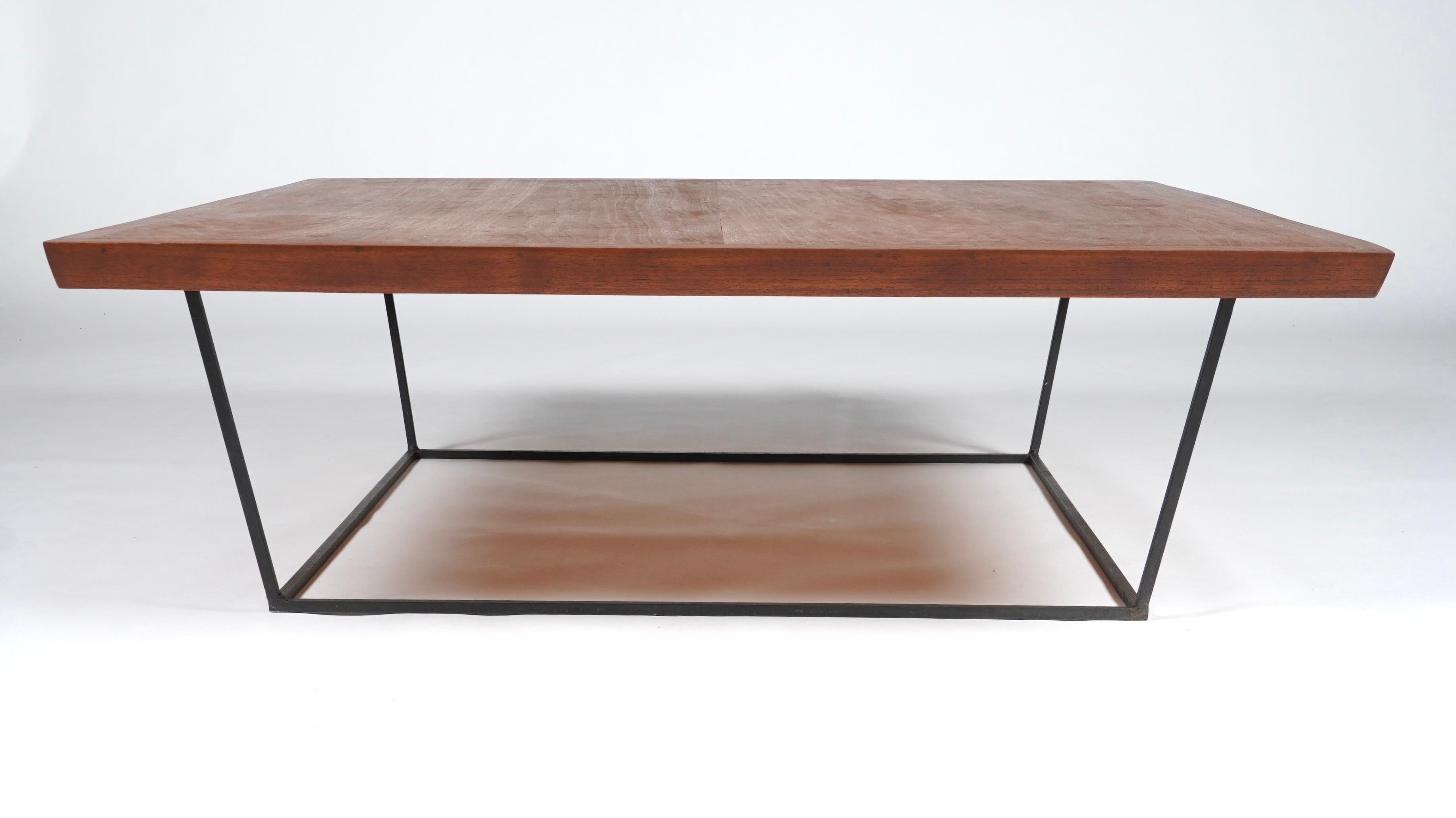Mid-Century Modern 1950s California Design Large Scale Coffee Table In the Style of Luther Conover