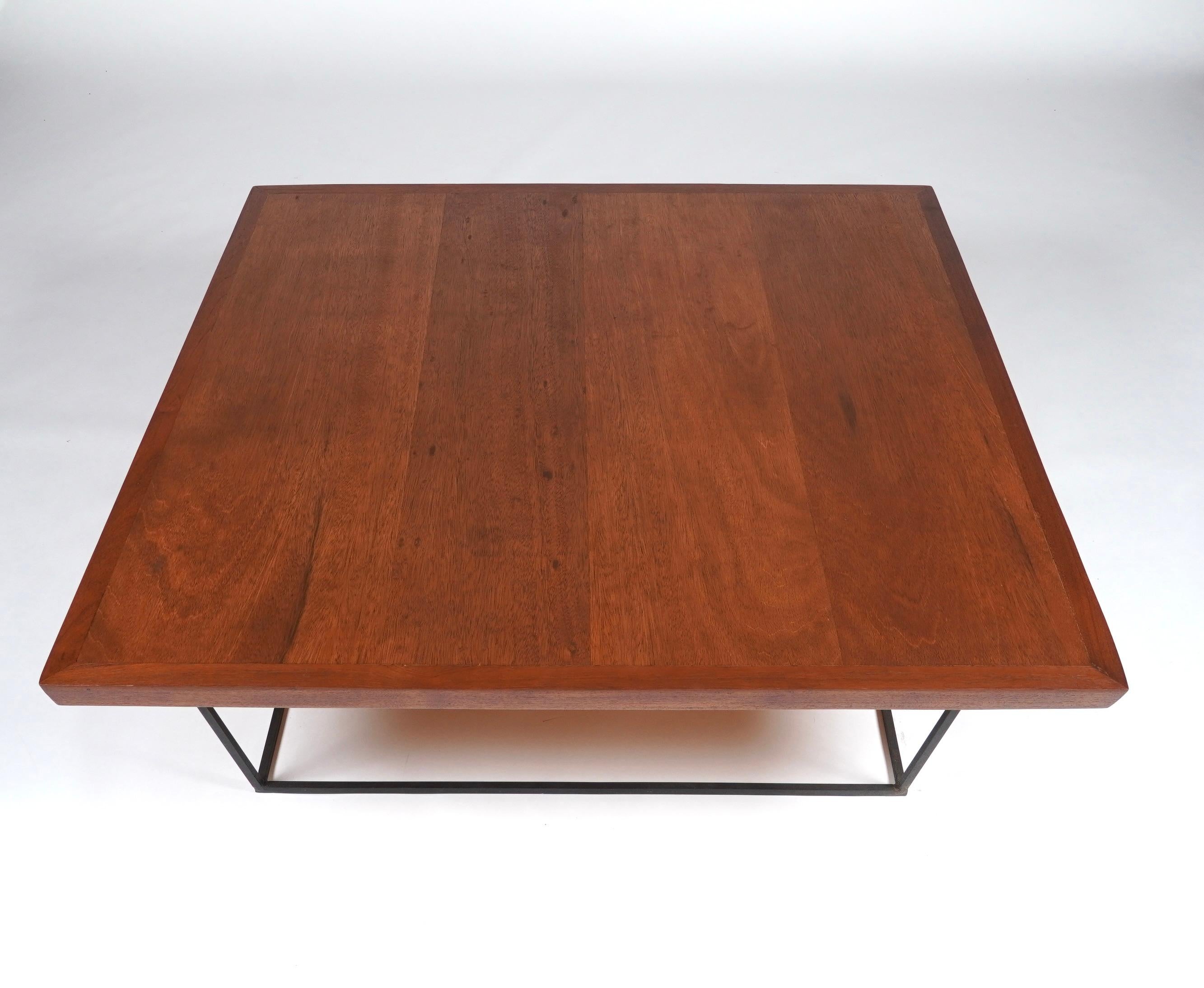 Hand-Crafted 1950s California Design Large Scale Coffee Table In the Style of Luther Conover