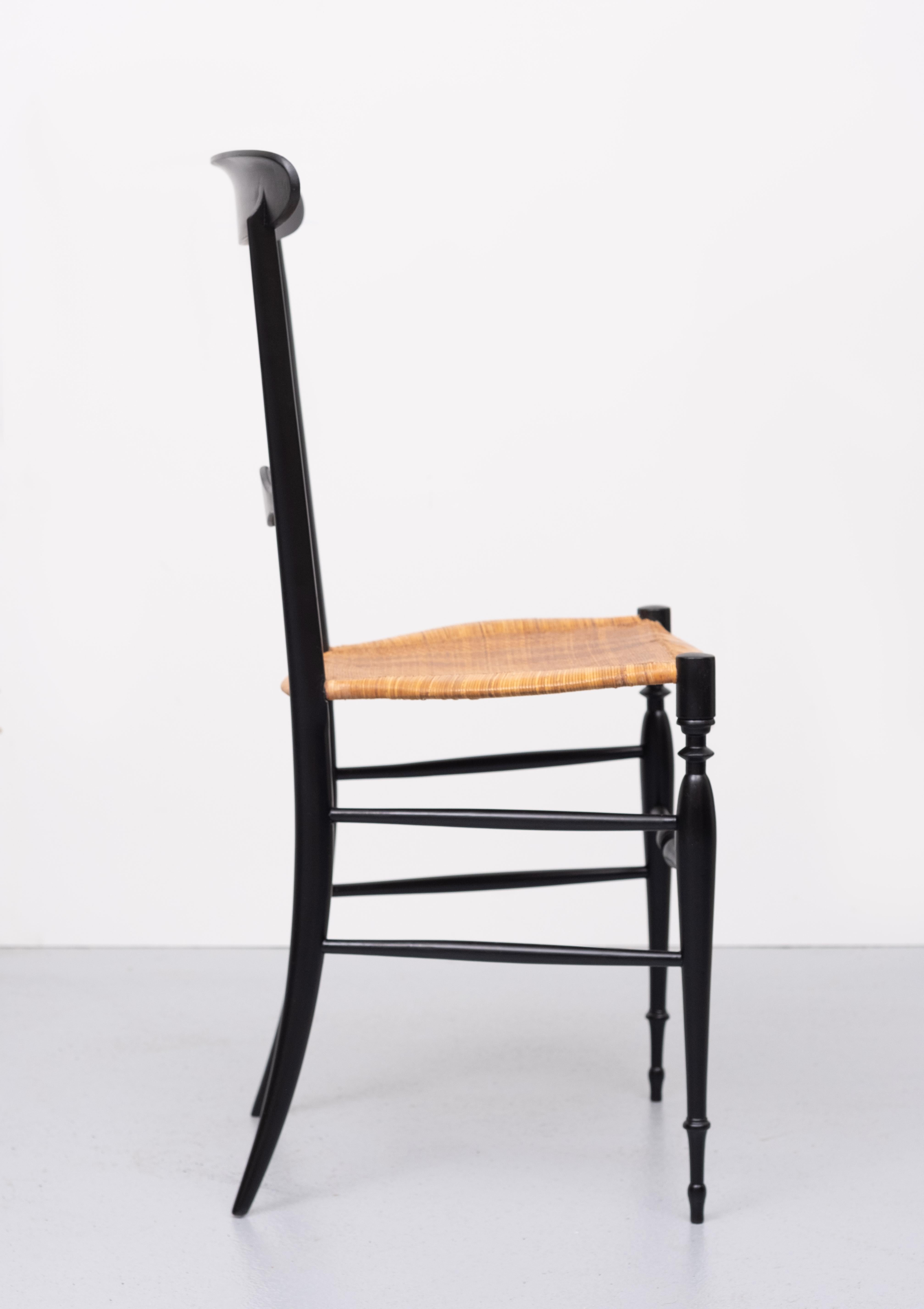 Italian 1950s Campanino Classica Chiavari Chair by Fratelli Levaggi, Italy