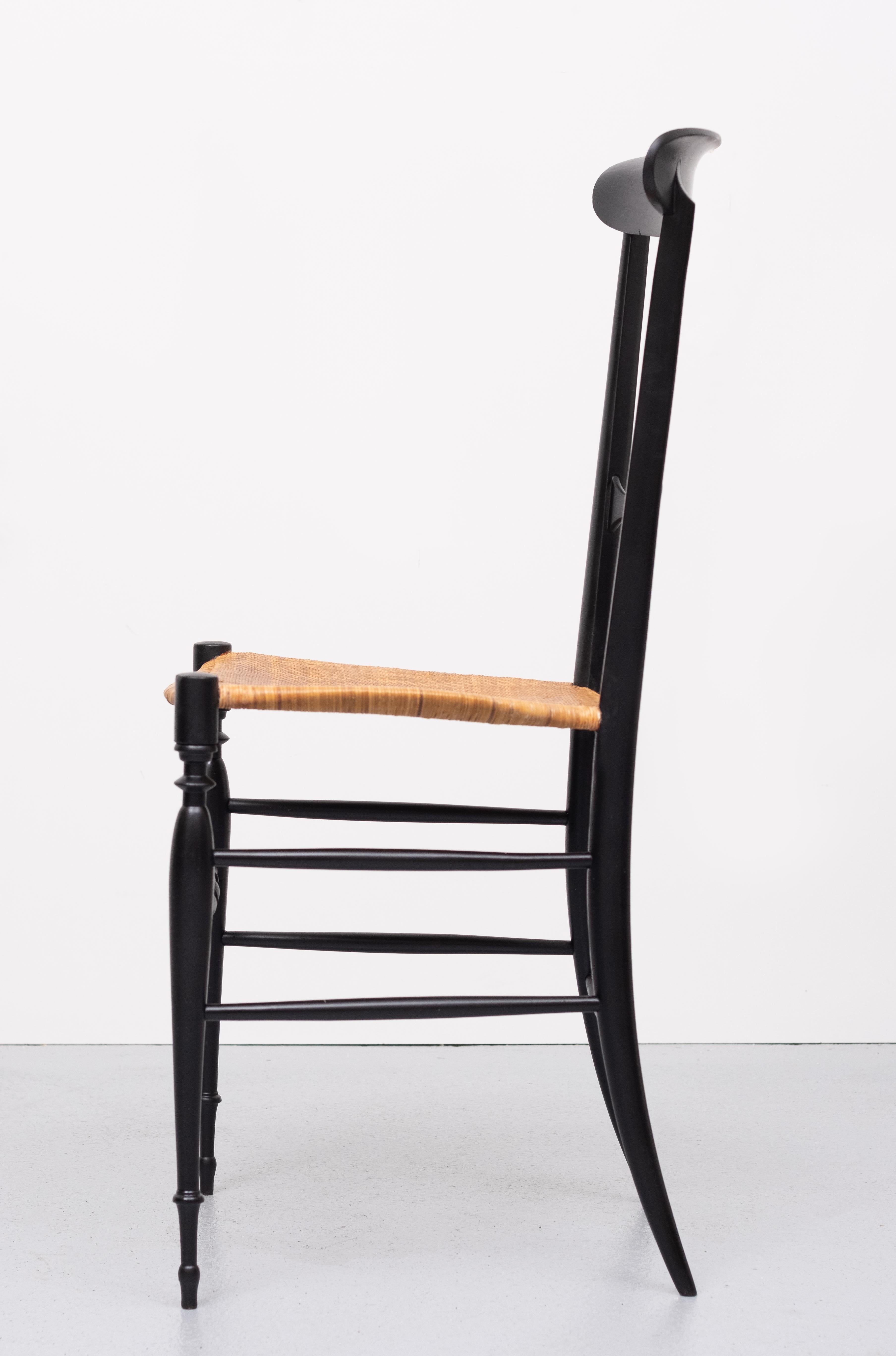 Beech 1950s Campanino Classica Chiavari Chair by Fratelli Levaggi, Italy