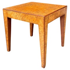 1950s Cannell & Chaffin of Los Angeles Burl Petite Pedestal Hollywood Mansion 1950s Cannell & Chaffin of Los Angeles Burl Petite Pedestal Hollywood Mansion